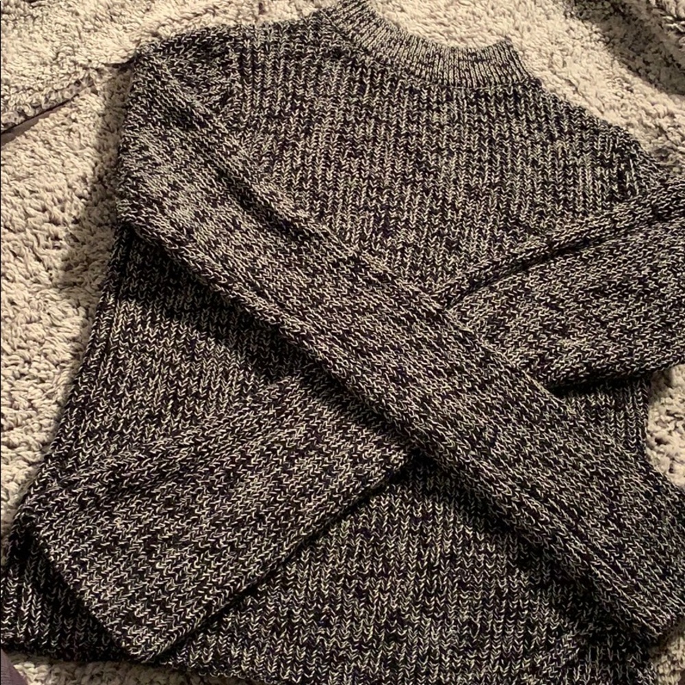 ✨ Express mock neck knit sweater